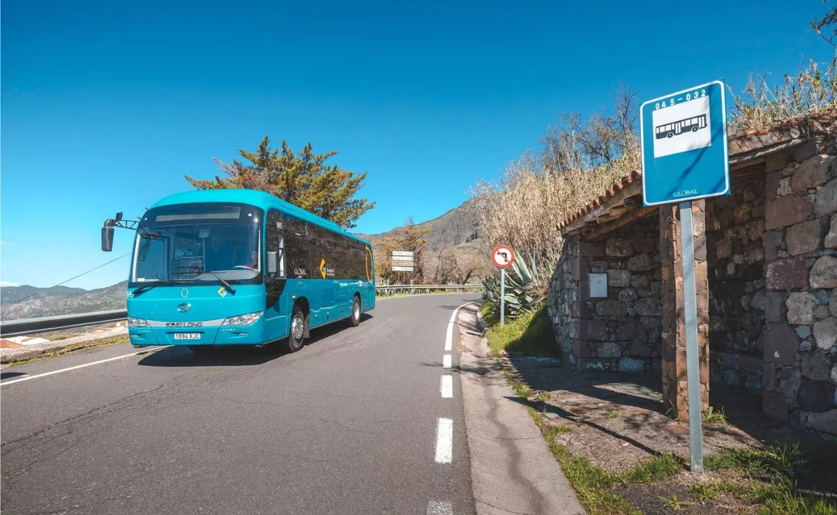 Imagen de una guagua de Global / GLOBAL