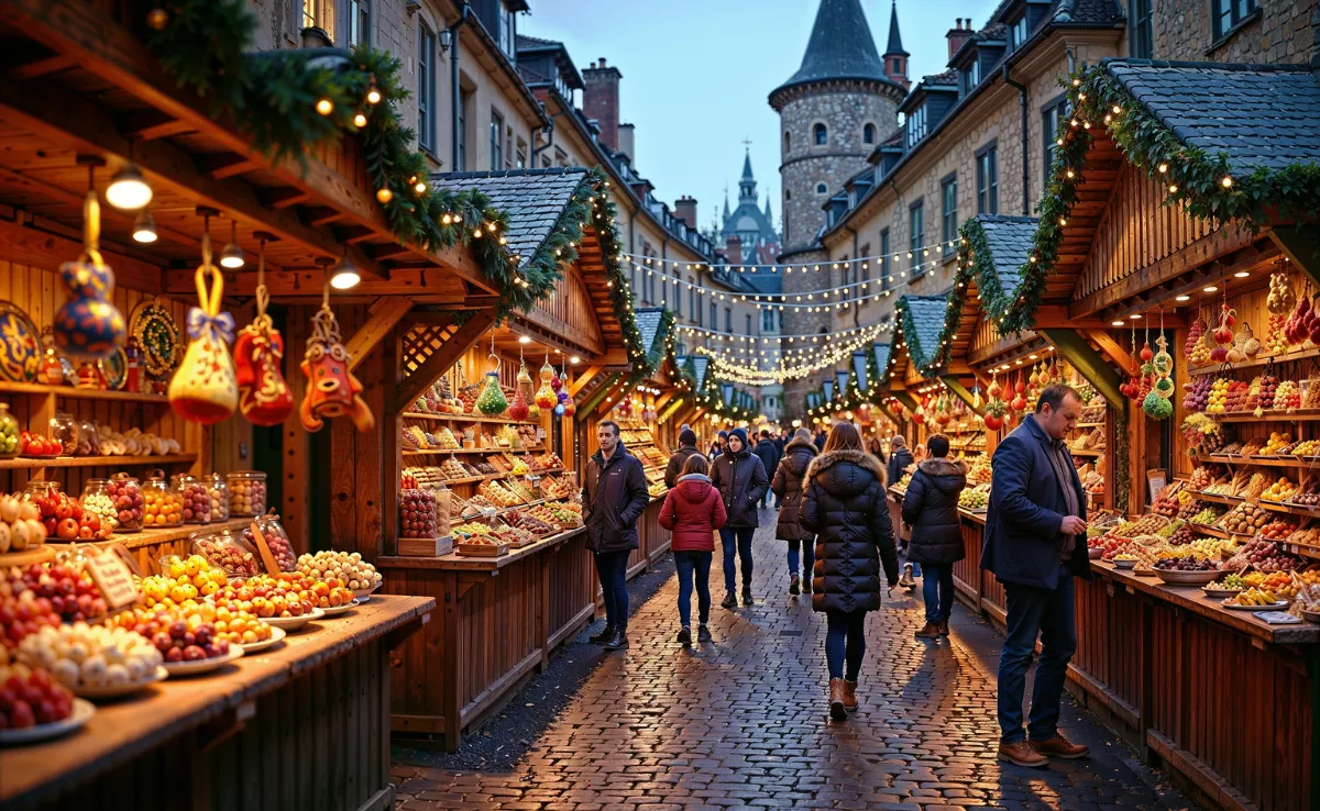 Imagen de un mercadillo navideño / CANVA