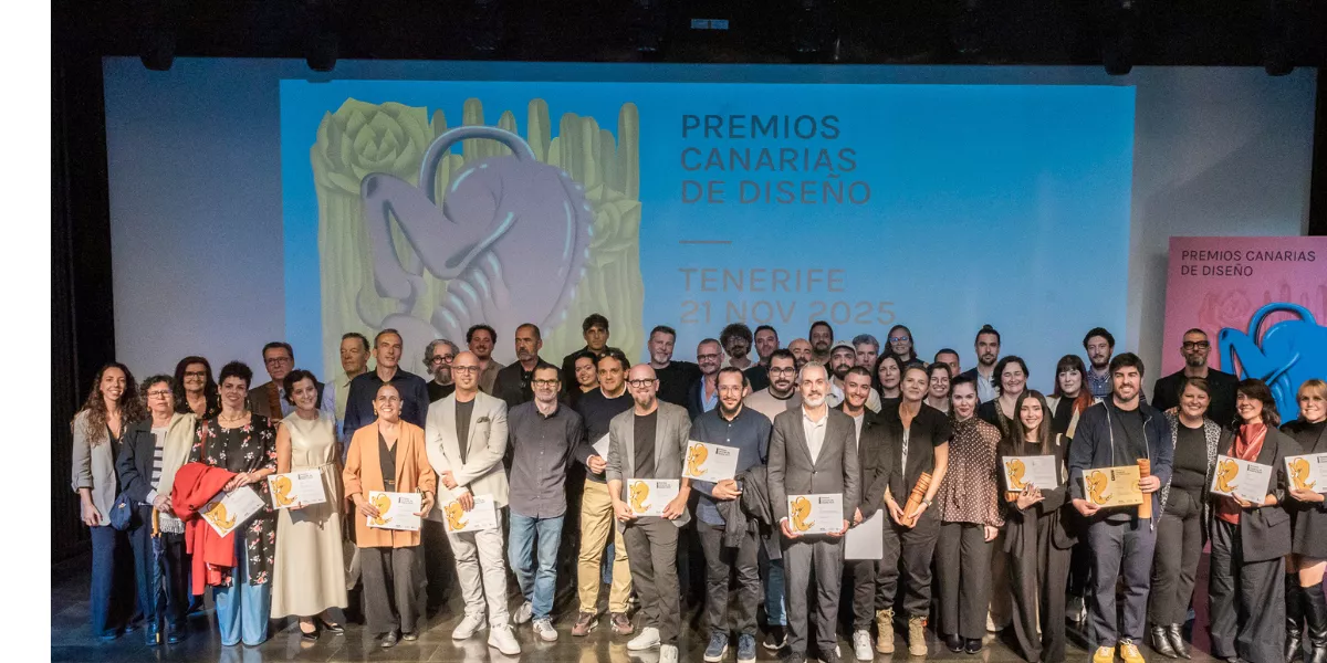 Foto de familia en los Premios Canarias de Diseño / CEDIDA