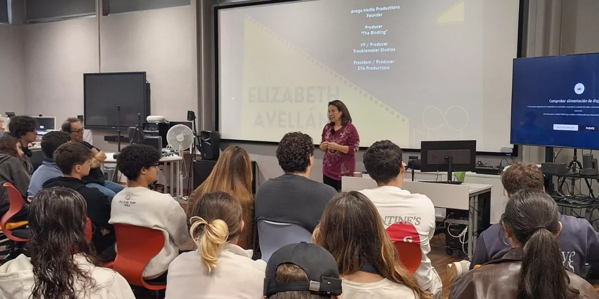 Elizabeth Avellán impulsa el talento audiovisual canario con una masterclass / CEDIDA
