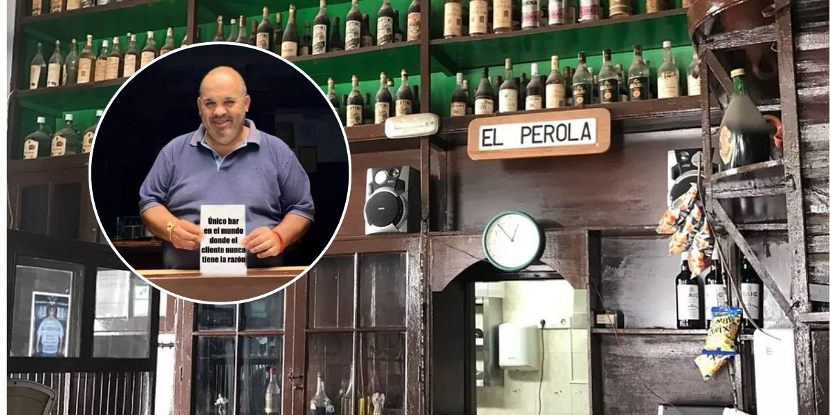 Imagen del bar El Perola, en Agaete / MONTAJE AH - FACEBOOK 