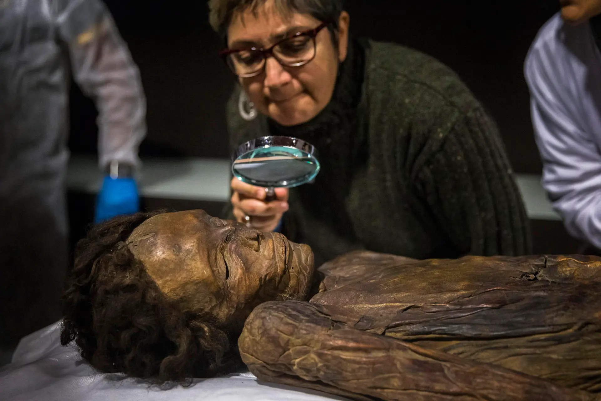  Imagen de archivo de la momia guanche. / EFE - EMILIO NARANJO 