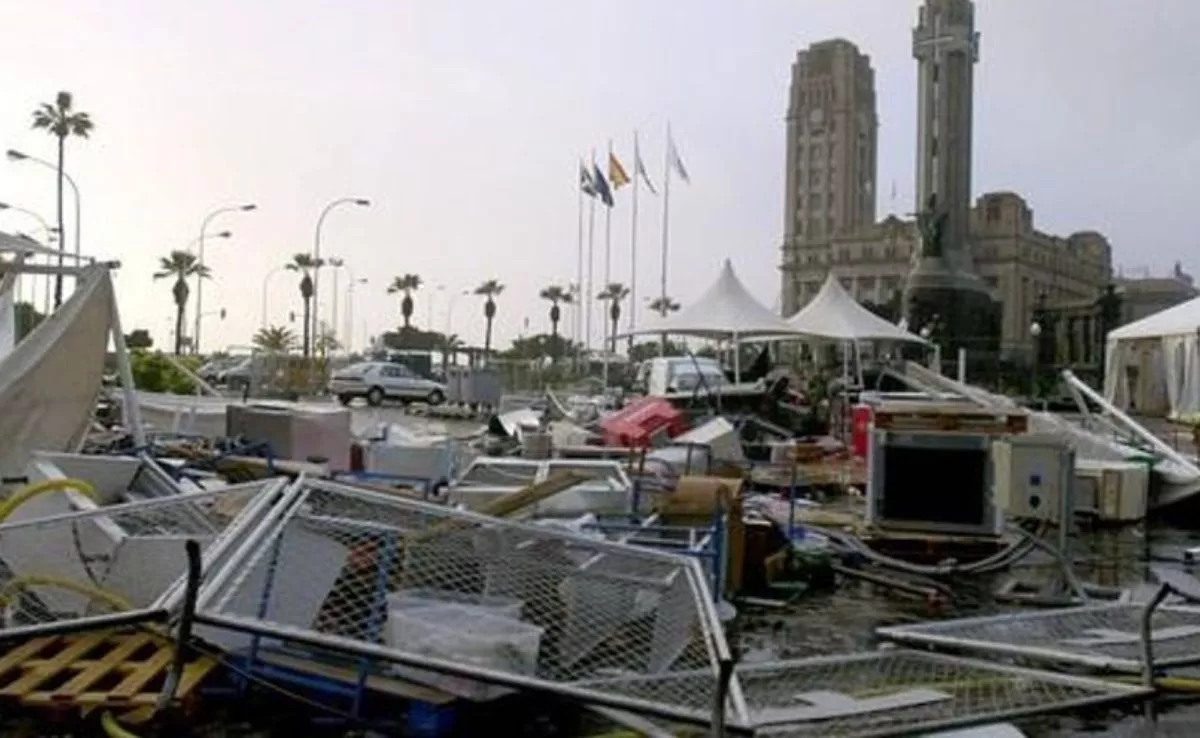 Efectos de la tormenta tropical Delta en Santa Cruz |EFE