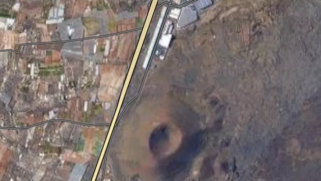 El suelo del Polígono de Güímar se ampliaría por encima de la TF-1. / GOOGLE