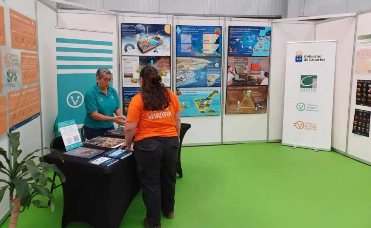 Un stand de las Oficinas Verdes de Canarias. /Oficinas Verdes de Canarias