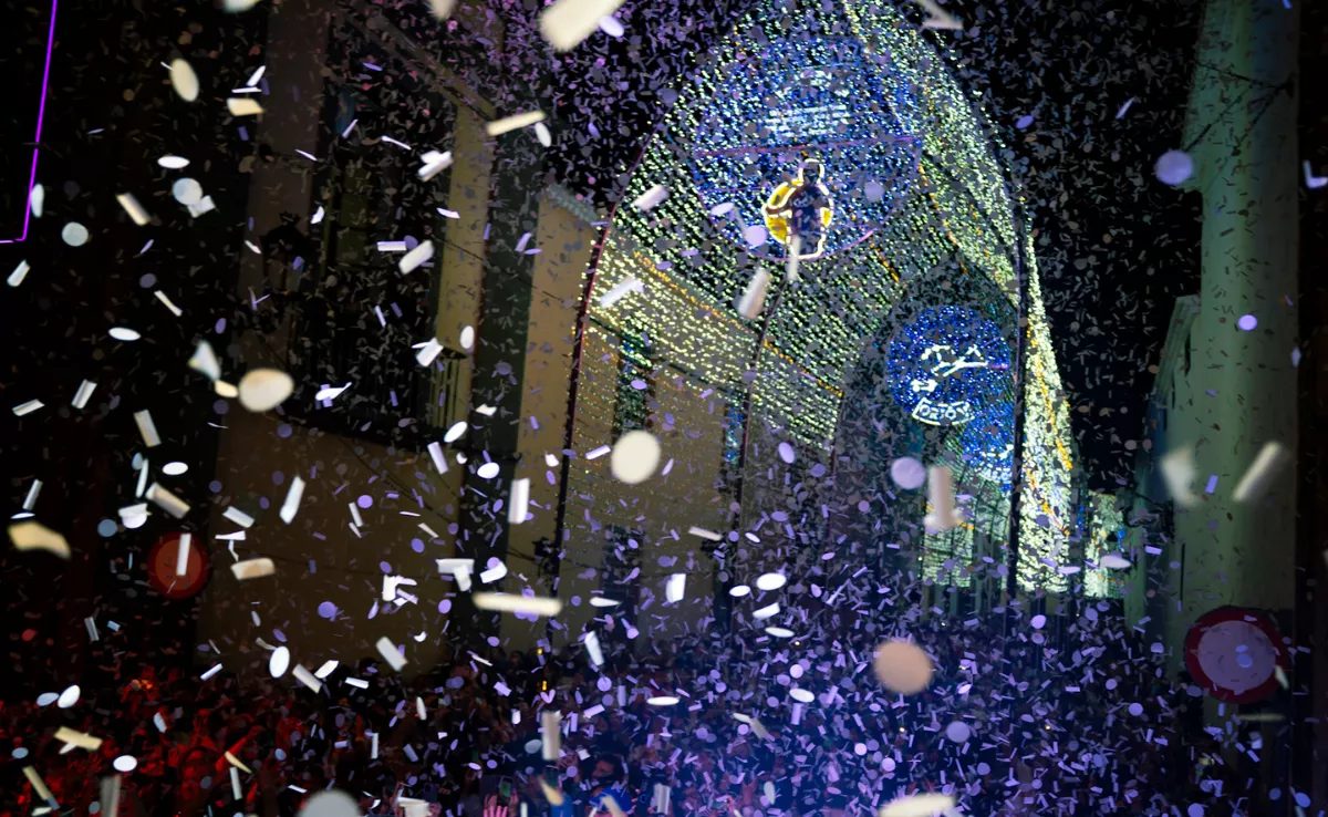 Encendido de luces de Navidad 2025 en La Laguna./ CEDIDA