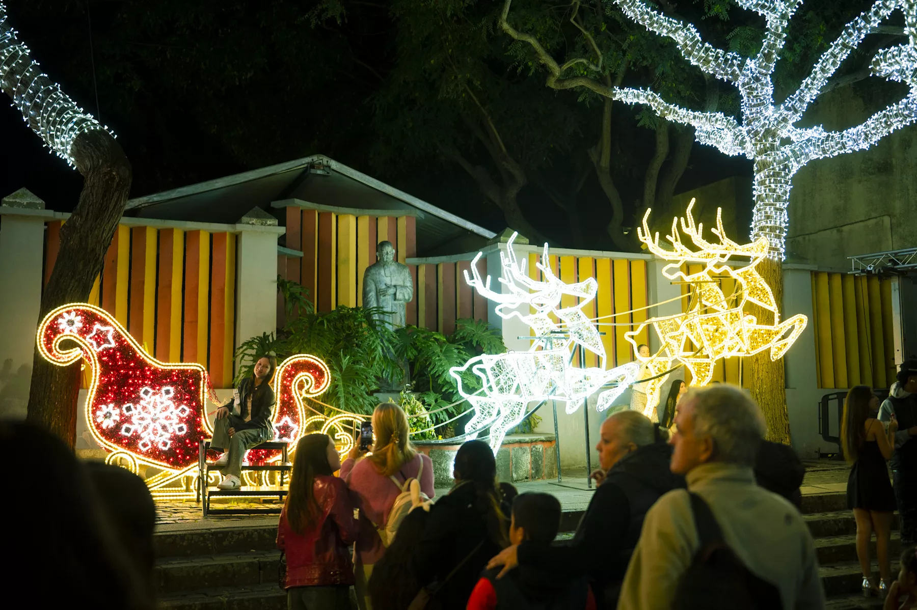 Encendido de luces de Navidad 2025 en La Laguna./ CEDIDA