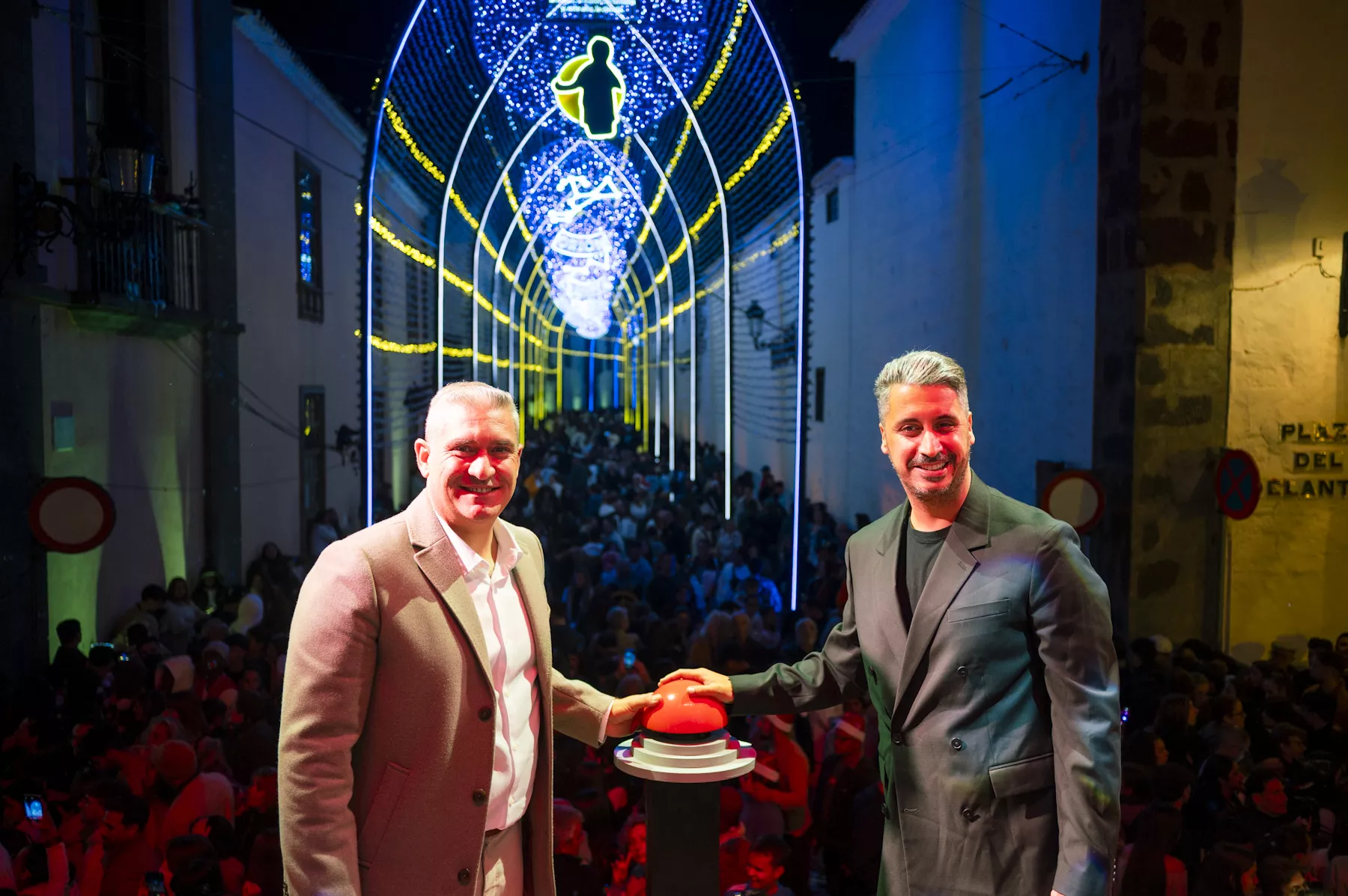 Encendido de luces de Navidad 2025 en La Laguna./ CEDIDA