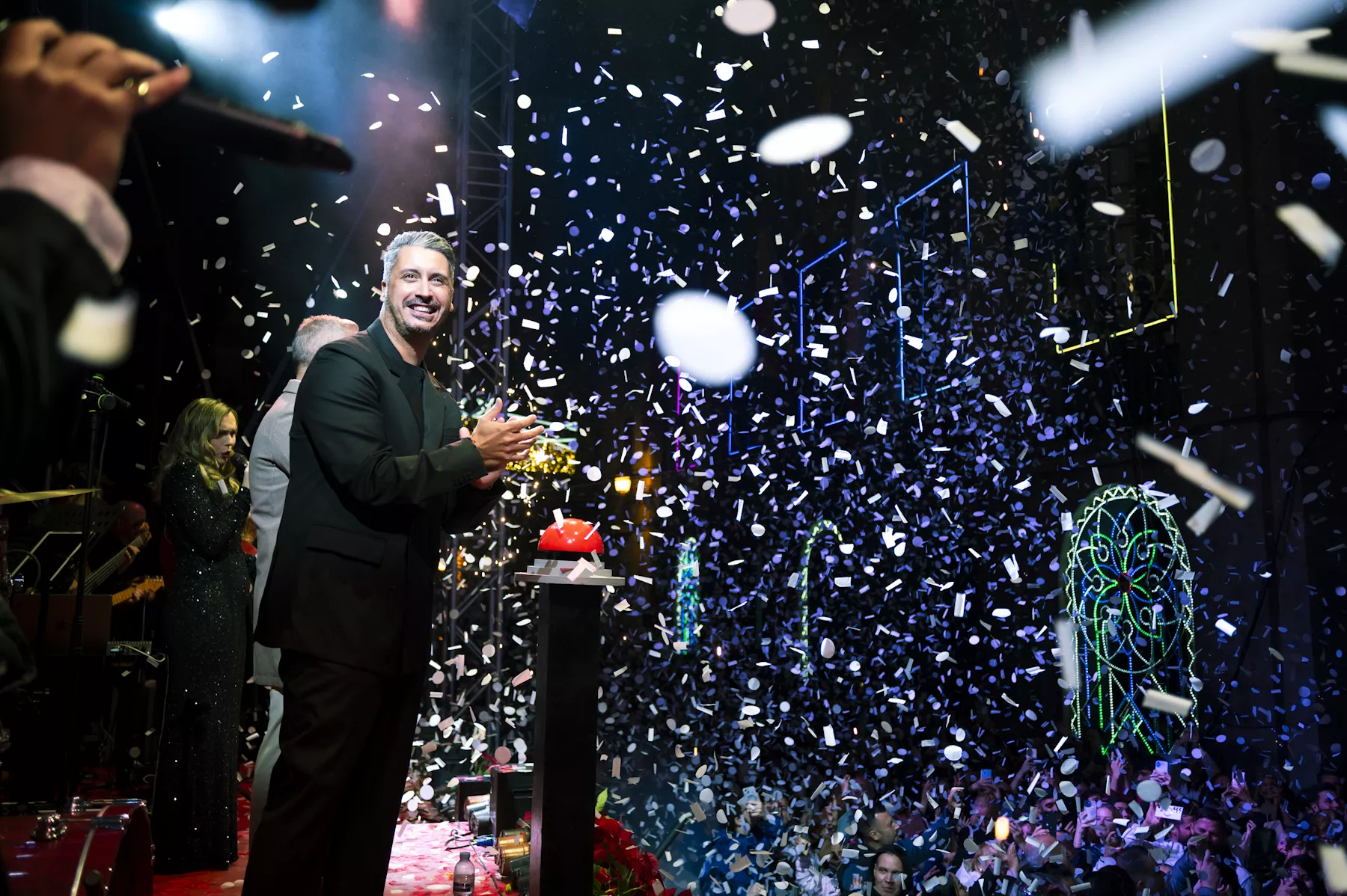 Encendido de luces de Navidad 2025 en La Laguna./ CEDIDA