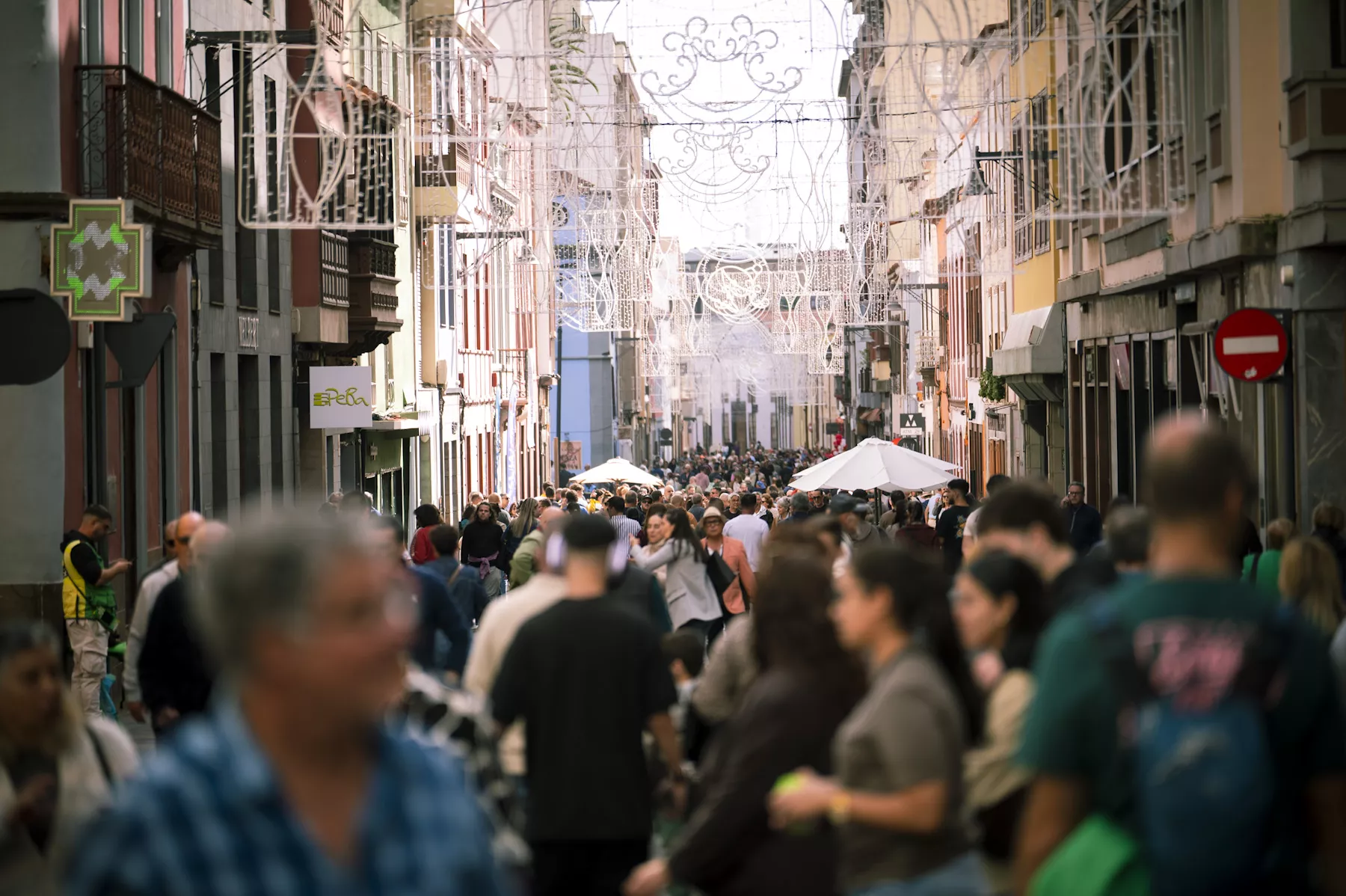 Calles de La Laguna en Navidad./ CEDIDA