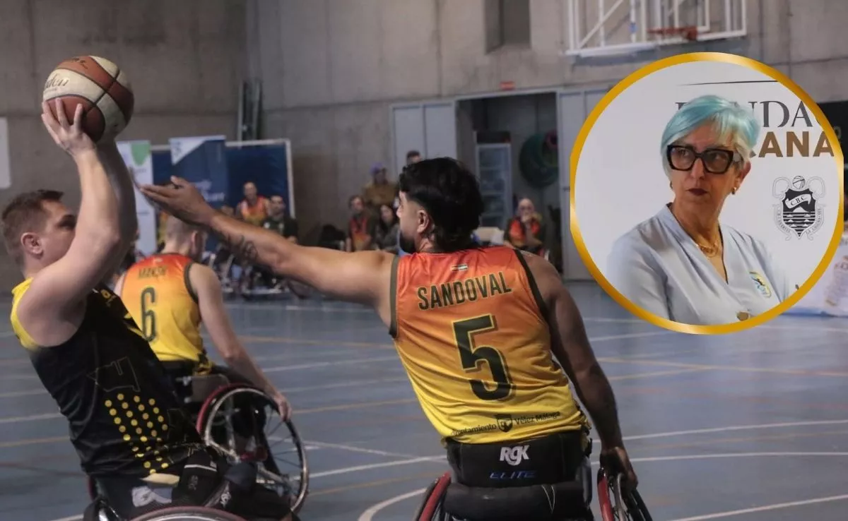 Club ADEIN Tenerife Baloncesto en Silla de Ruedas y su presidenta Magali Rodríguez|CEDIDAS
