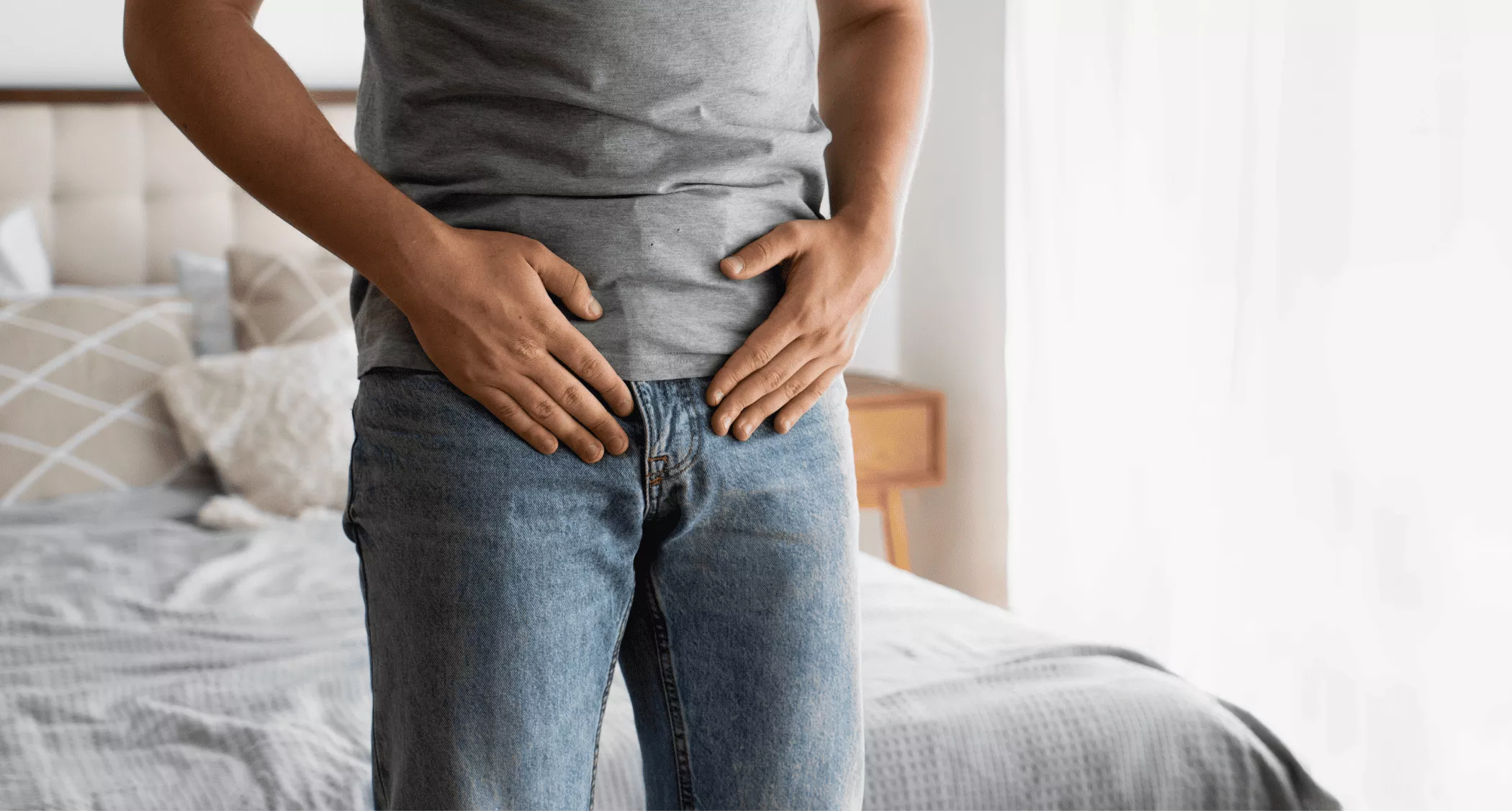 Los síntomas de las hernias inguinales son visibles.  / FREEPIK