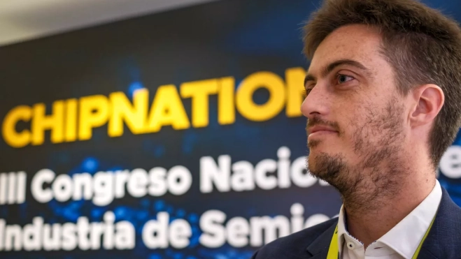 Braulio Quintana, secretario de AESEMI y presidente del Clúster Chip Canarias / EFE Braulio Quintana, secretario de AESEMI y presidente del Clúster Chip Canarias / EFE