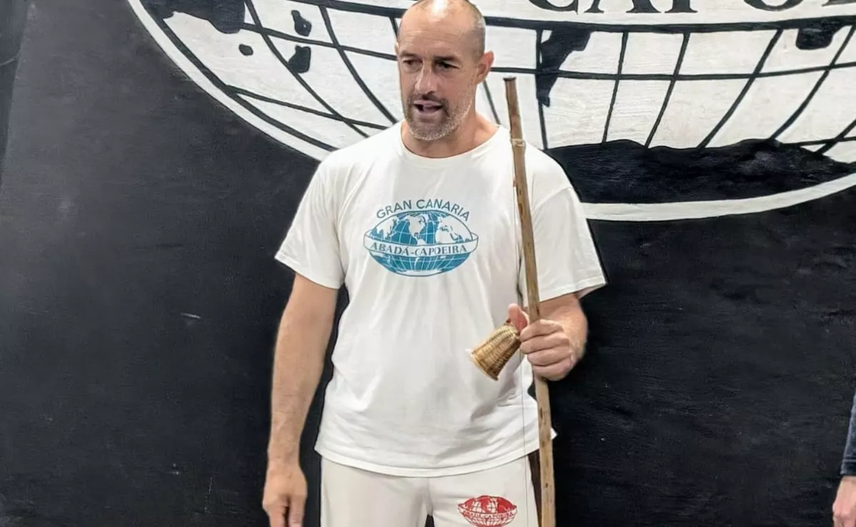 Alejandro Padrón, campeón de España de capoeira. / AH