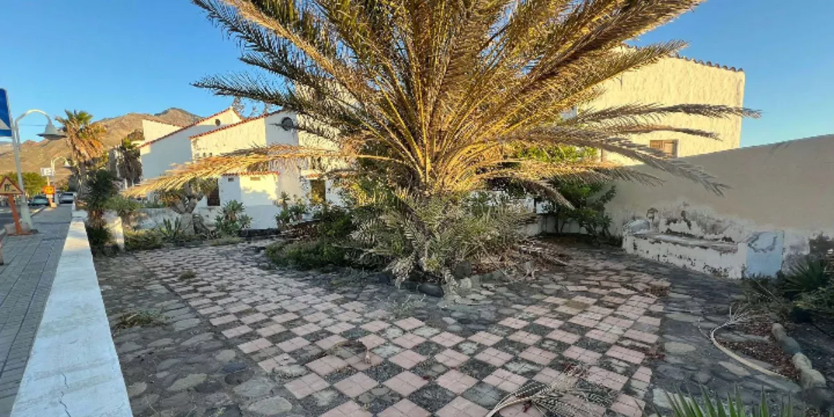 Imagen de la plaza de la urbanización Los Molinos, en el Puerto de Las Nieves / AYUNTAMIENTO DE AGAETE