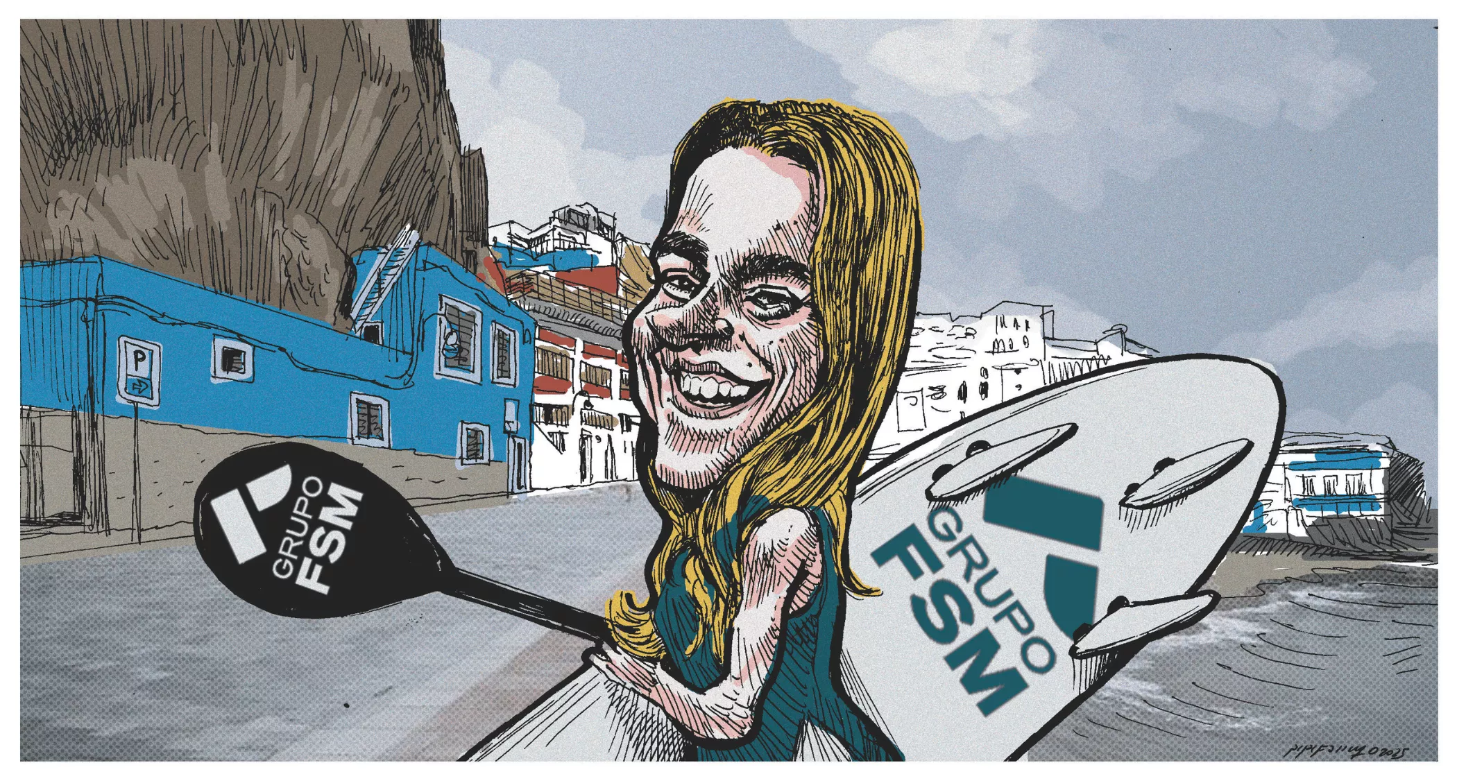 Laura Santiago, por Farruqo.