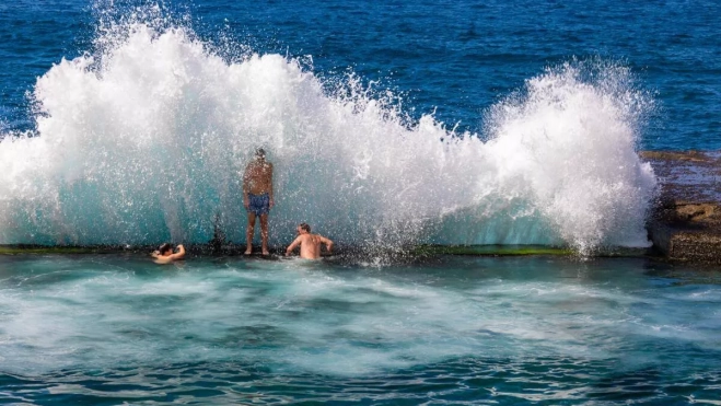 Charco de Isla Cangrejo donde sucedieron los hechos / HOLA ISLAS CANARIAS Charco de Isla Cangrejo donde sucedieron los hechos / HOLA ISLAS CANARIAS