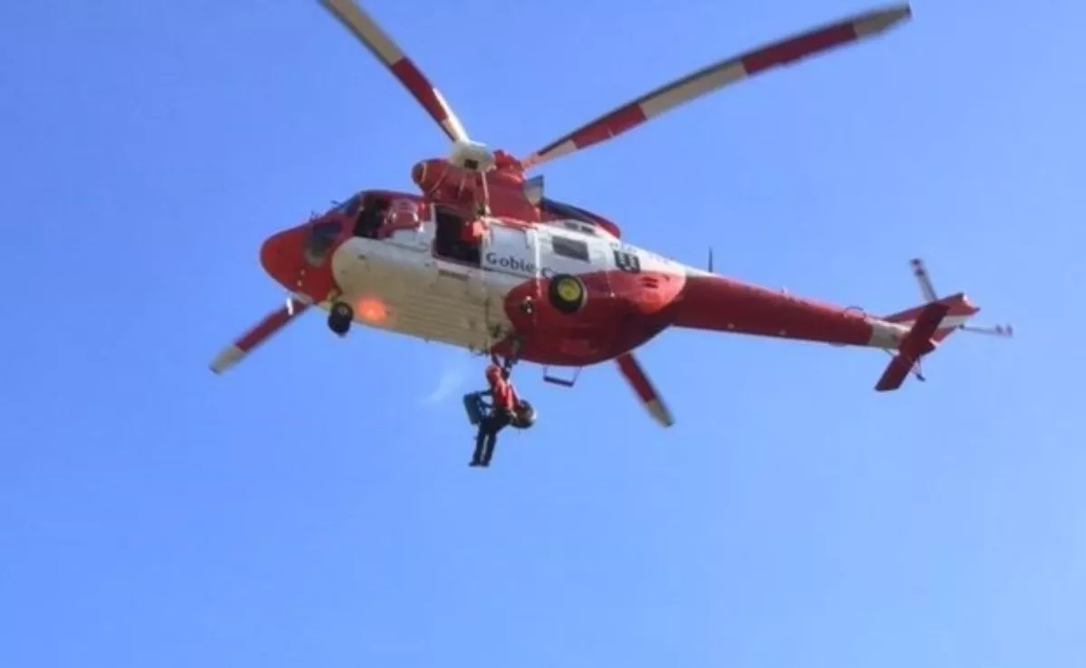 Imagen de un helicóptero de rescate / FOTO DE ARCHIVO