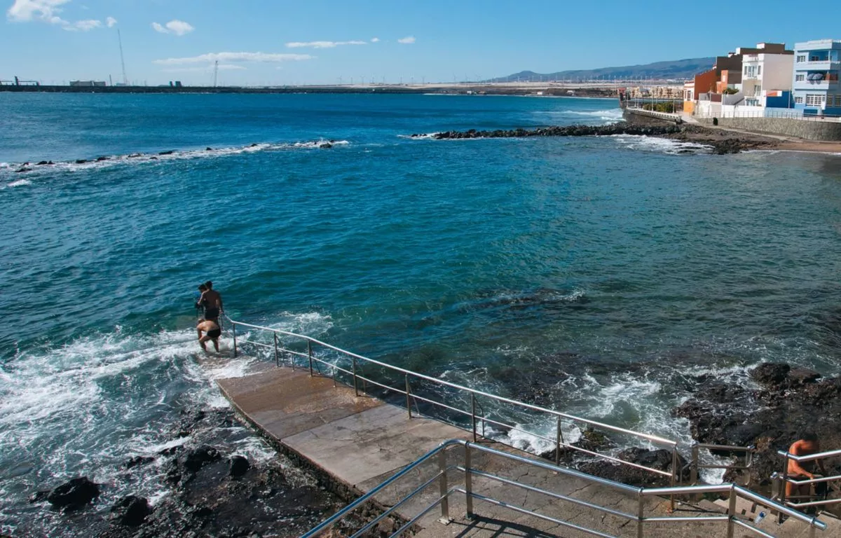 Piscinas del Zoco Negro en Arinaga en una imagen de archivo. CABILDO