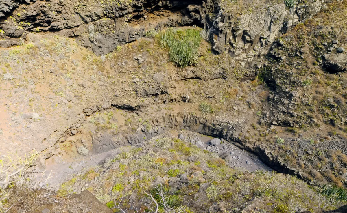 Imagen de un barranco en la isla de La Palma. / IMAGEN DE LA RED