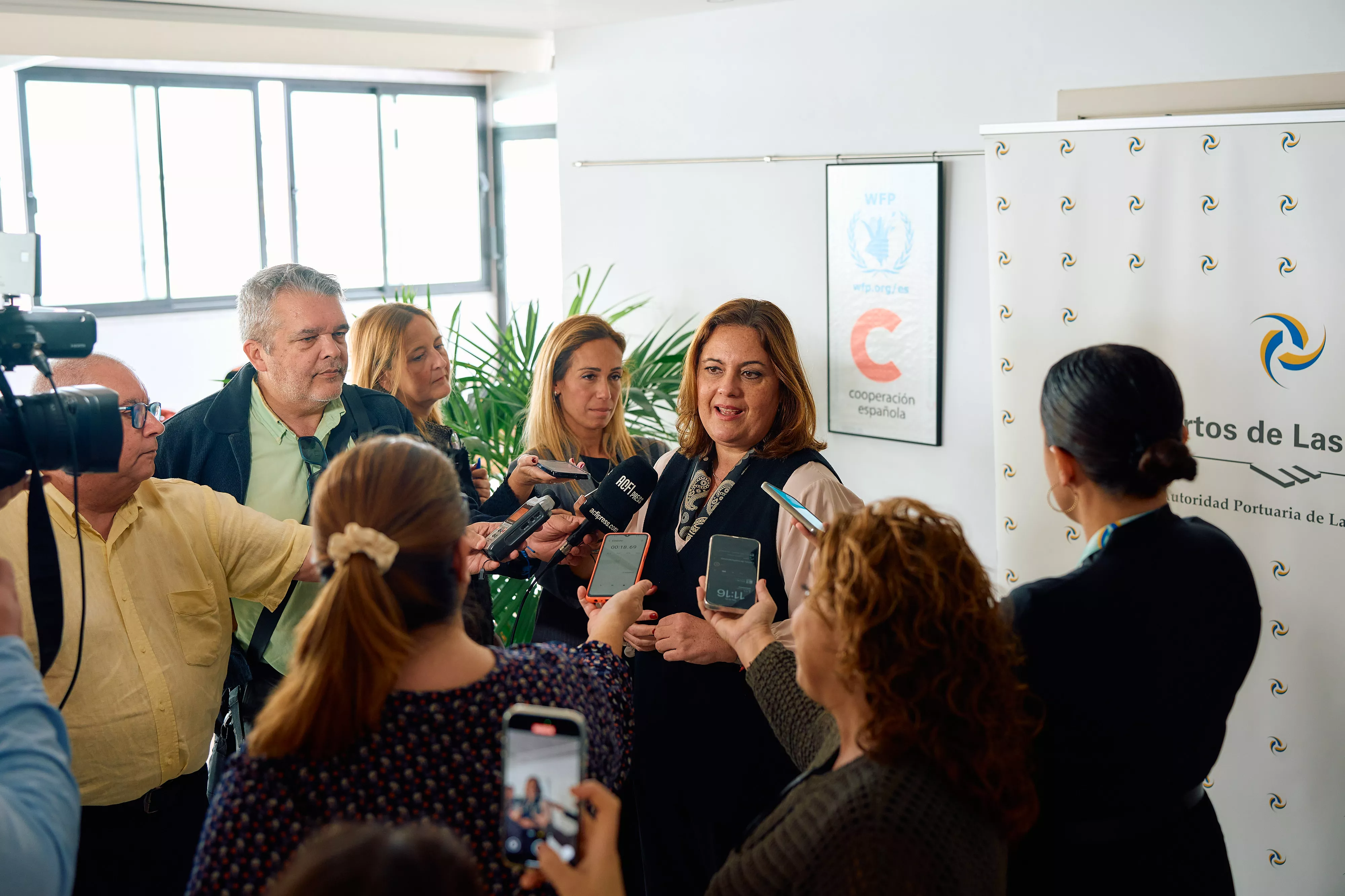 La presidenta de la Autoridad Portuaria de Las Palmas, Beatriz Calzada. / CEDIDA