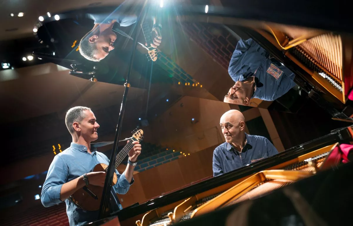 ‘Maridaje’ llega al Guiniguada el diálogo íntimo entre el timple de Germán López y Augusto Báez. AH