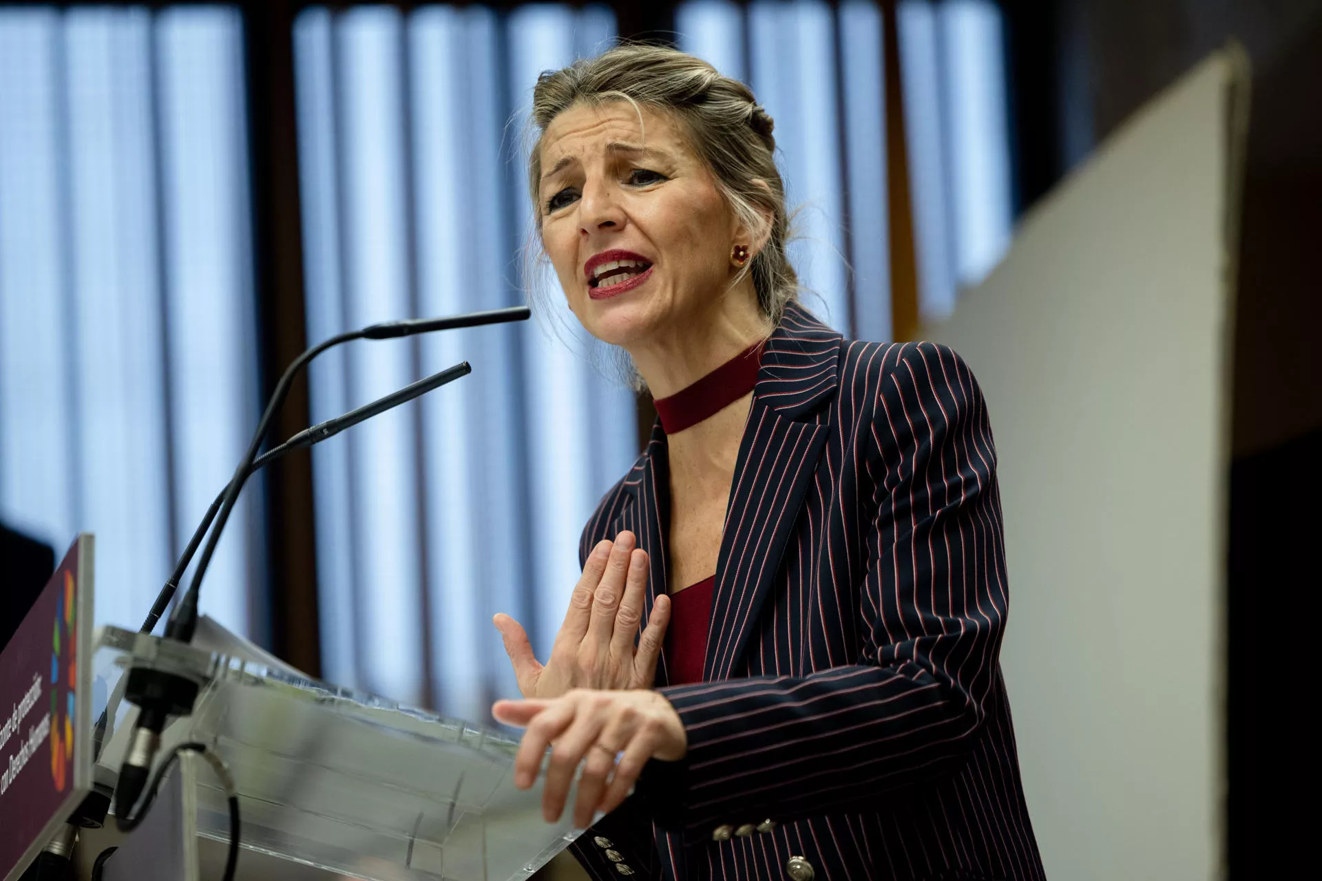  La vicepresidenta segunda y ministra de Trabajo y Economía Social, Yolanda Díaz. / DANIEL GONZÁLEZ-EFE