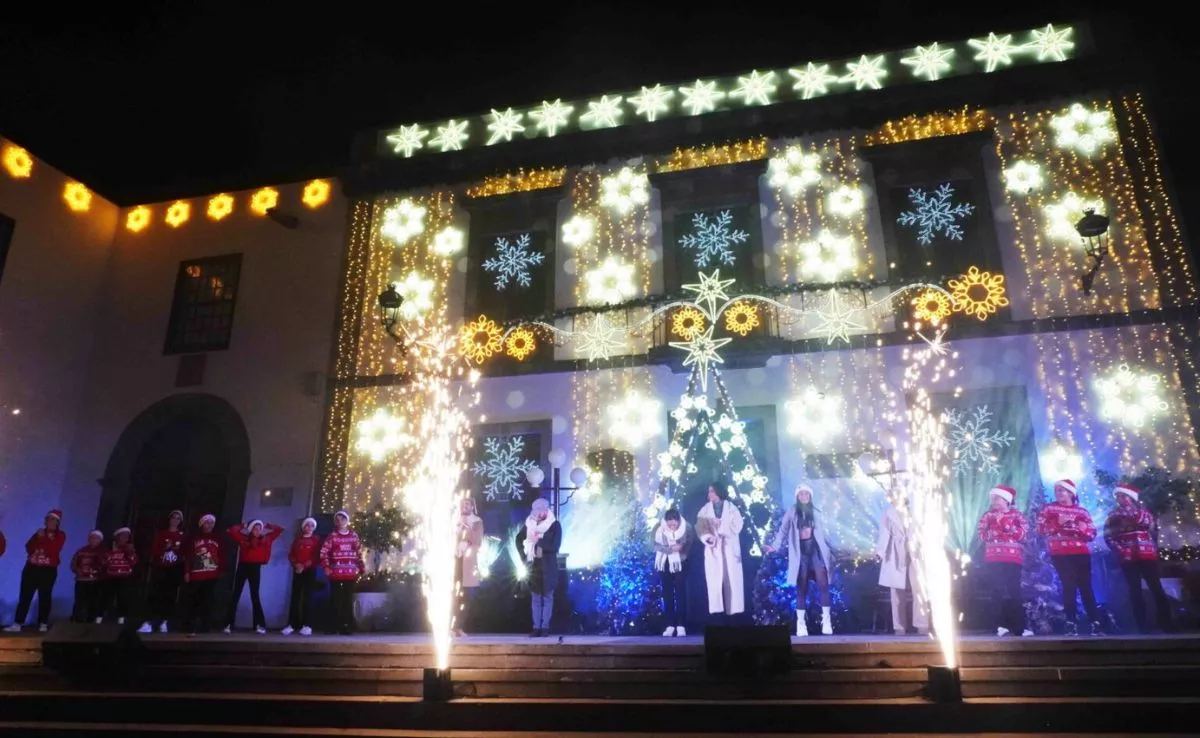 Garachico decorado para Navidad. /La voz de Tenerife Norte