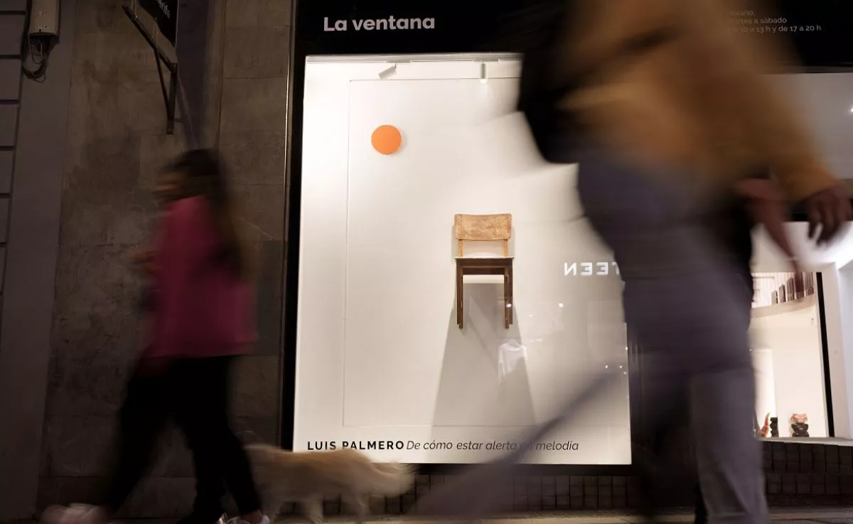 Obra de Luis Palmero en el espacio La ventana. /Cedida