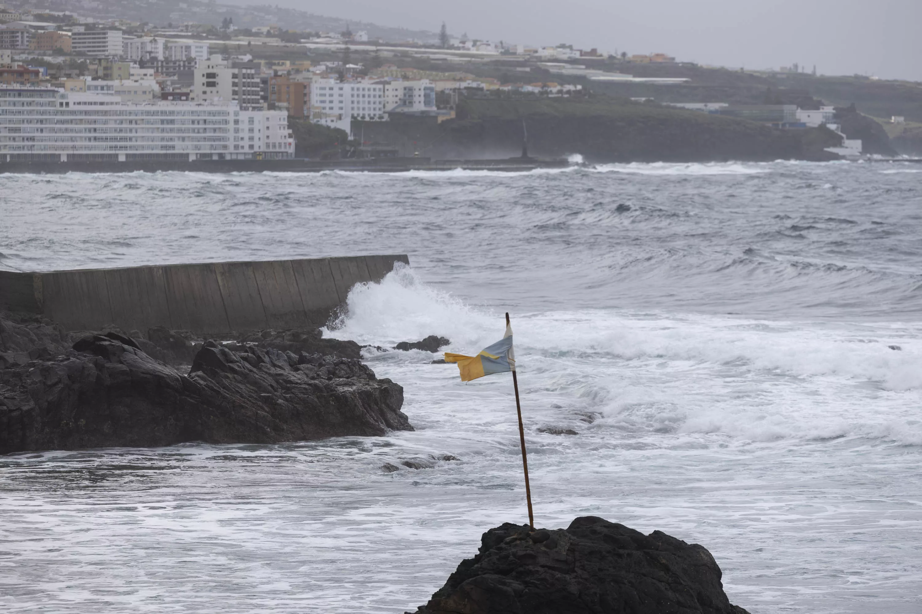 Las costa de Punta del Hidalgo en La Laguna, y Bajamar. / MIGUEL BARRETO-EFE