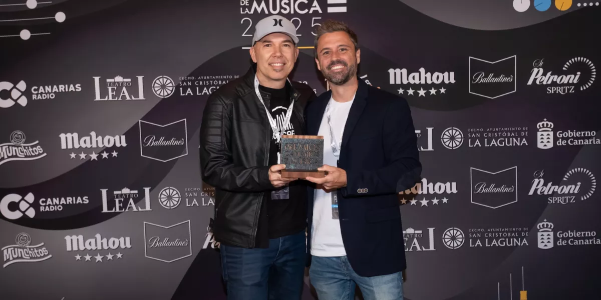  Javi Brichis y Ale González, premiados por la industria musical canaria / CEDIDA