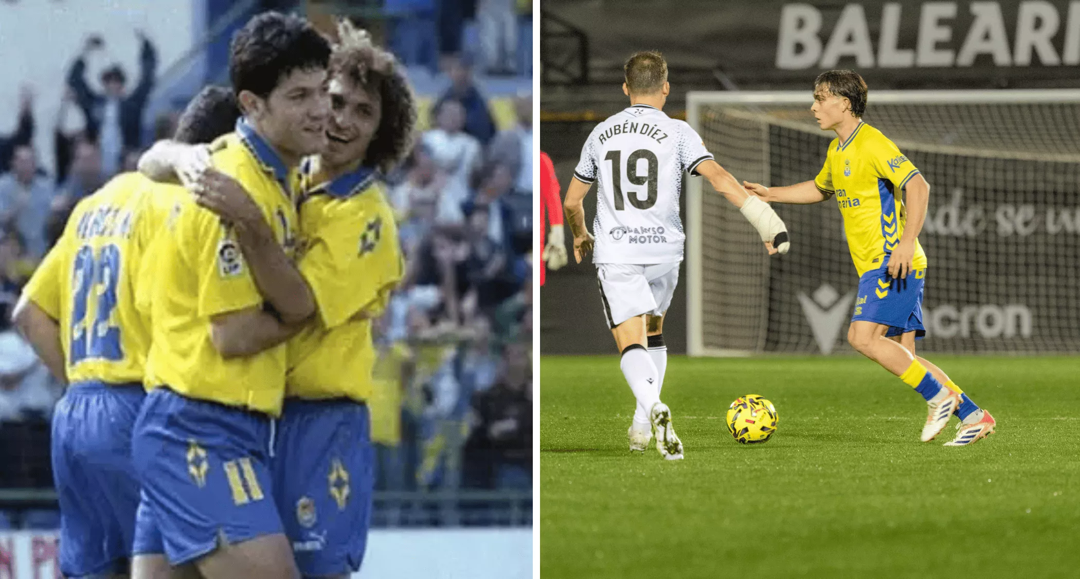 Bosman también jugó de amarillo: de Walter Pico a Amatucci, 30 años de comunitarios en la UD. / UD LAS PALMAS