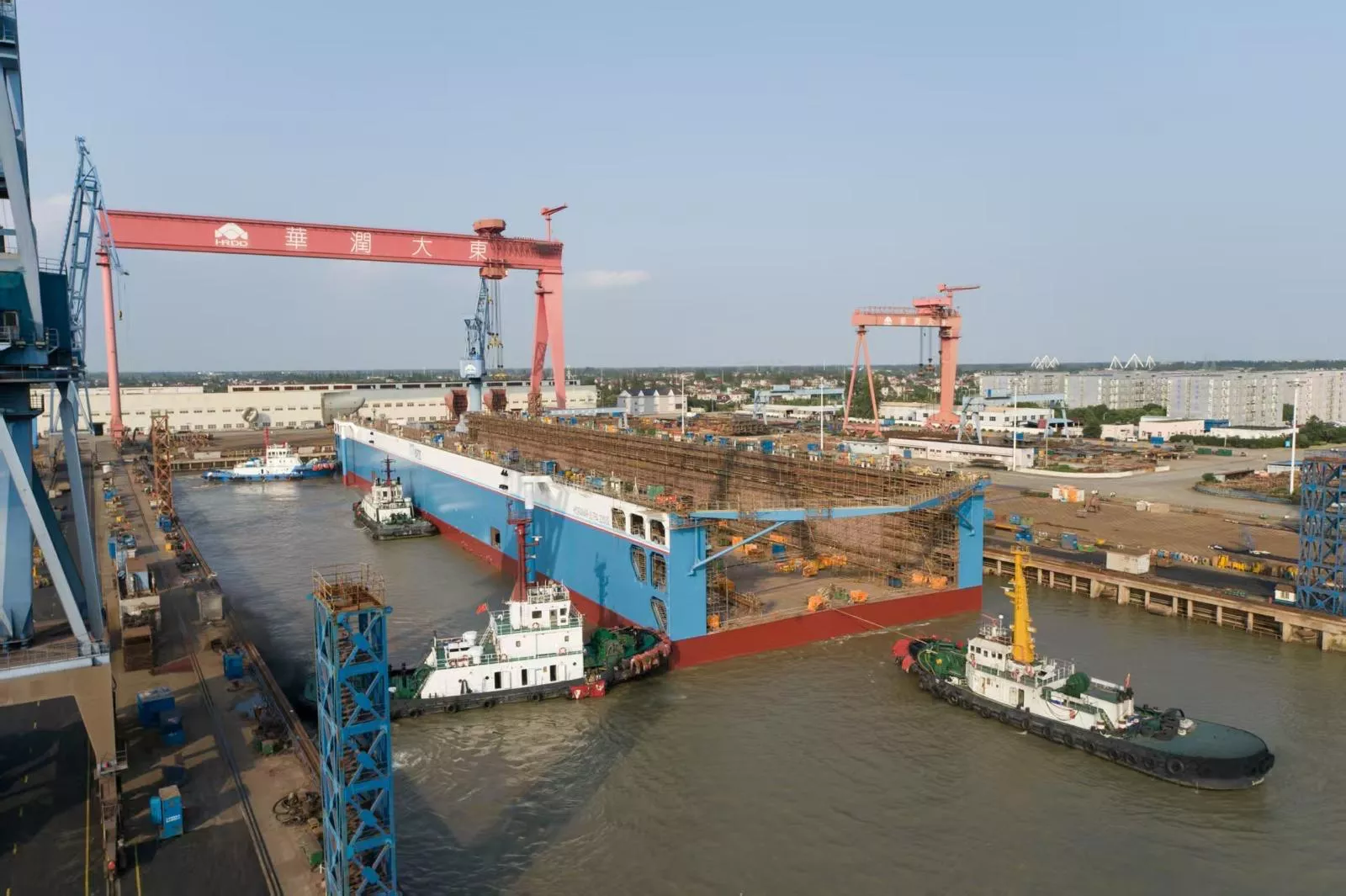 El dique flotante de Tenerife Shipyards 'Hidramar Ultra 22.000'./ CEDIDA