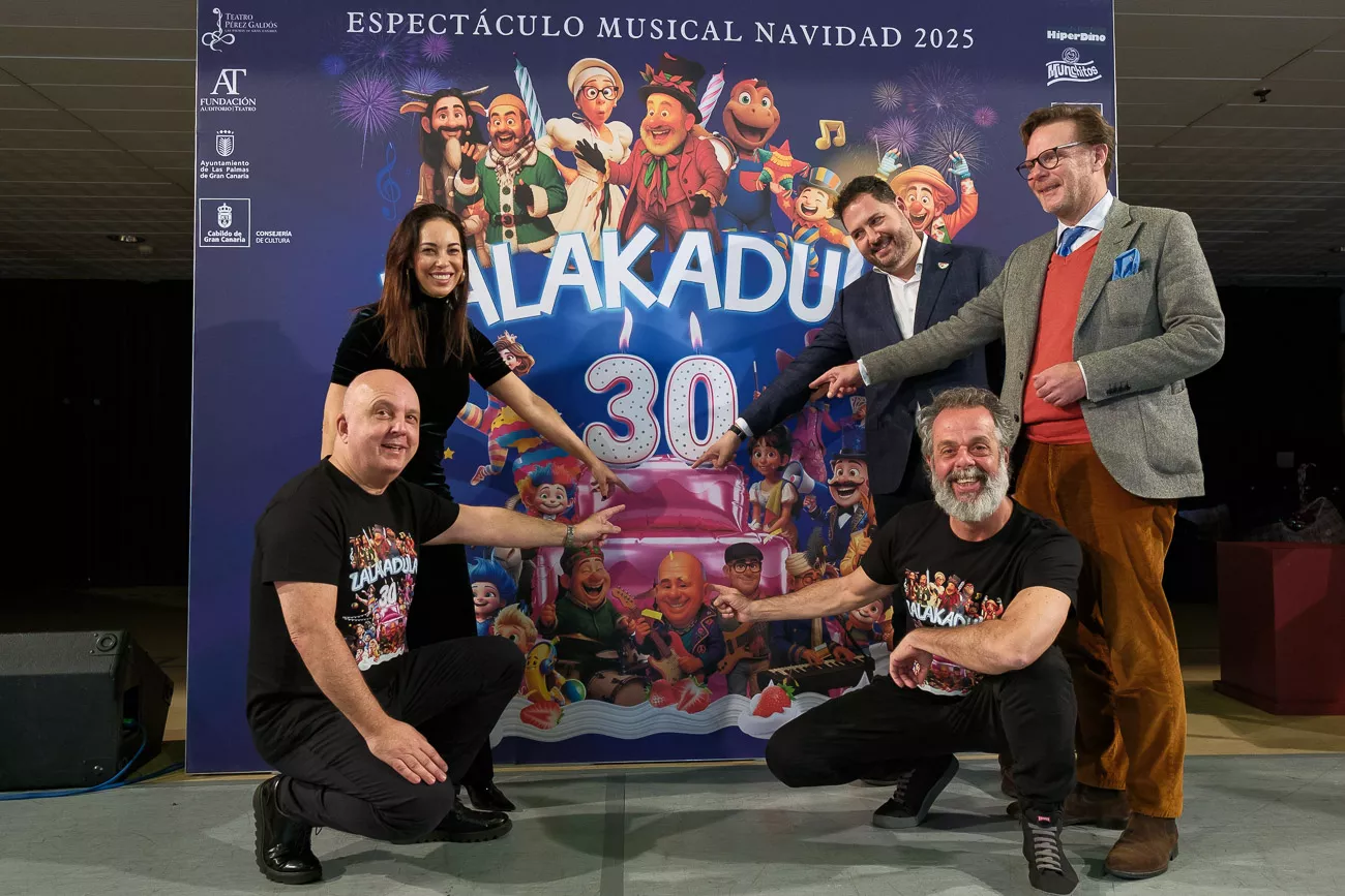 Zalakadula conmemora tres décadas de trayectoria en el Teatro Pérez Galdós. AH