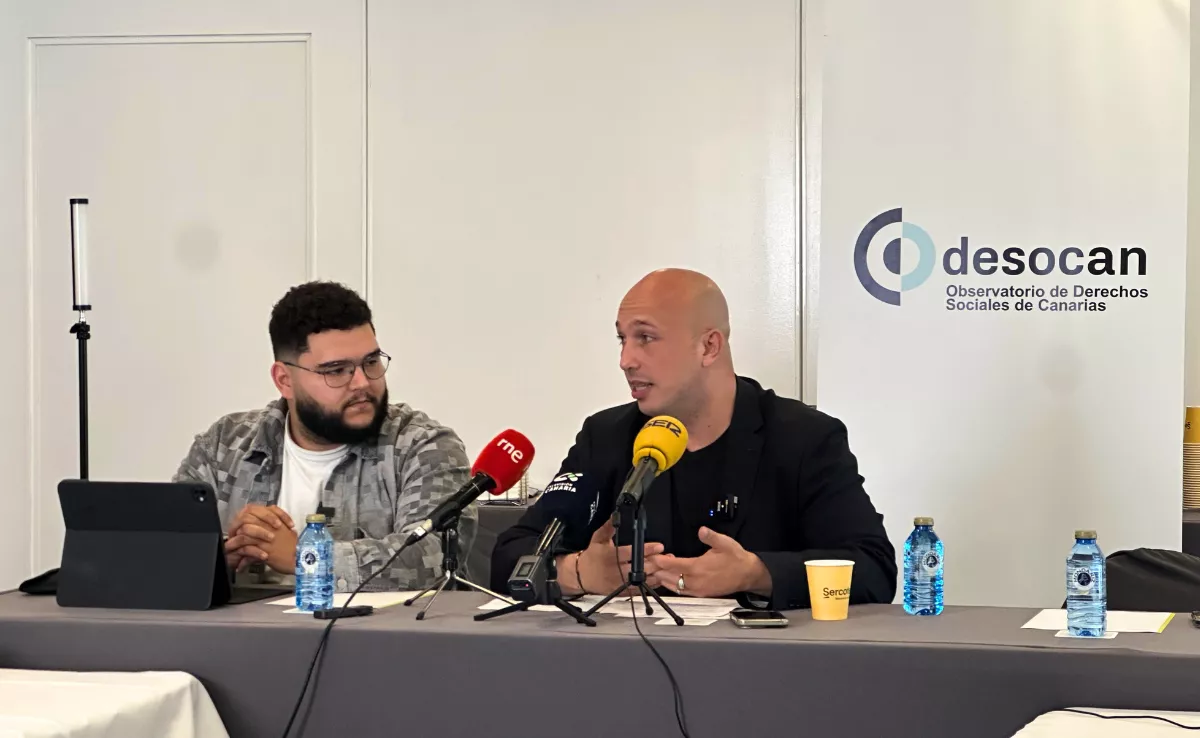 Emma Colao, directora de ODESOCAN, y Cristian Perdomo, analista de datos de la organización / ODESOCAN