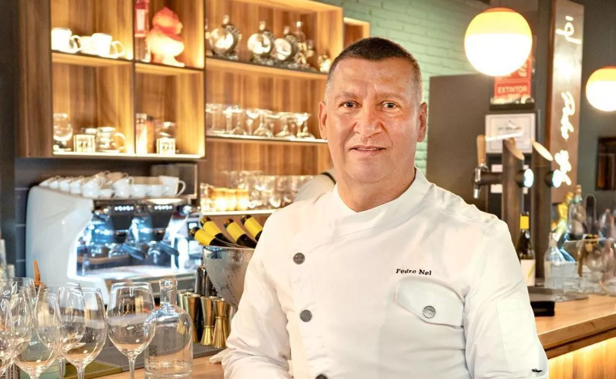 Pedro Nel, en el restaurante  Etéreo By Pedro Nel. /Cedida