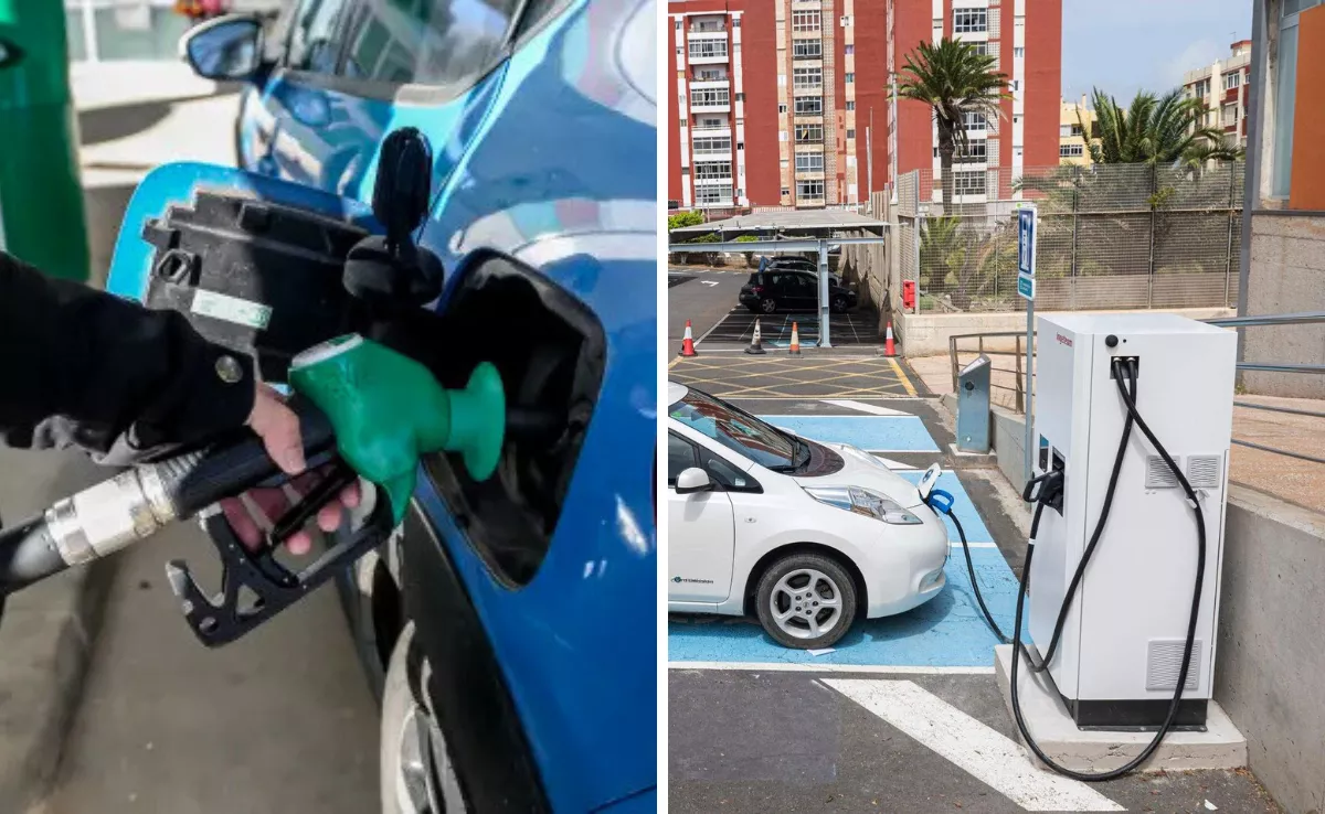 La UE permitirá que se sigan vendiendo coches de combustión más allá de 2035 / MONTAJE AH