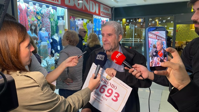 Carlos Ojeda, antiguo propietario de la administración de lotería de La Ballena.