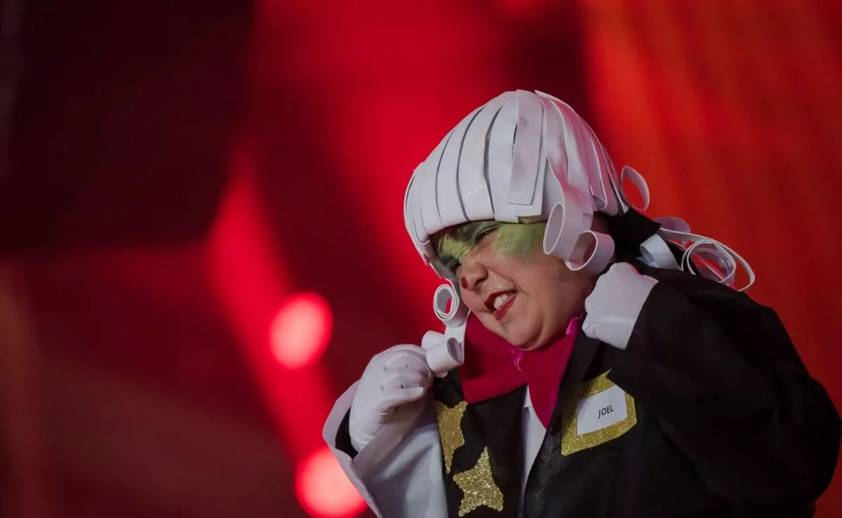 Joel Arias, director de la murga infantil Los Redoblones. /Cedida