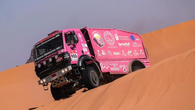 El camión 'Elefante Rosa', de Rafael Lesmes. /Cedida