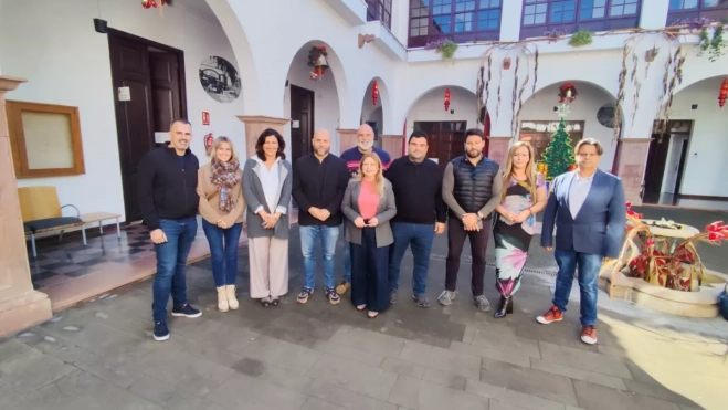 En la imagen, los representantes sindicales en el pleno de Güímar / CEDIDA