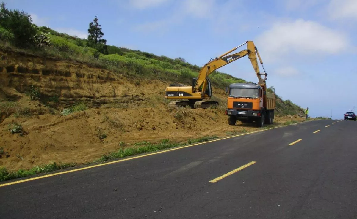 Tramo de la LP2, entre San Simón y Tajuya. /Gobierno de Canarias