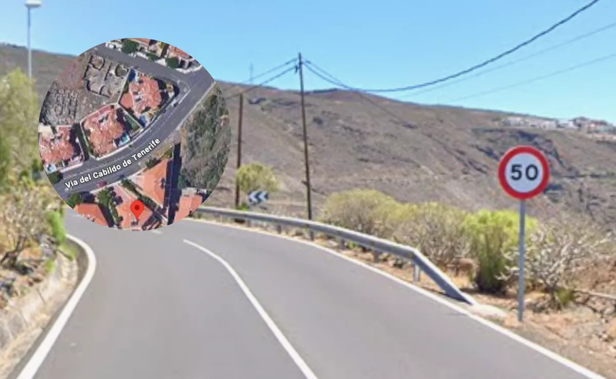 Una de las carreteras que ha cambiado la titularidad en Tenerife. / GOOGLE