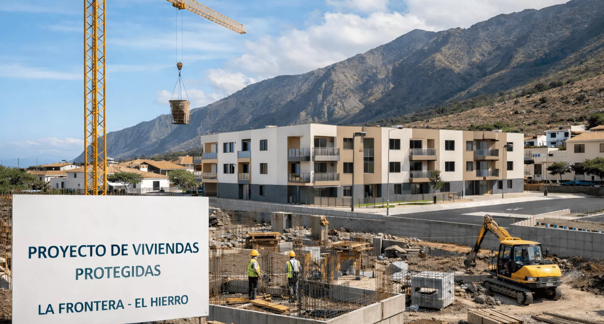 Render de las 24 viviendas en Frontera. / AH