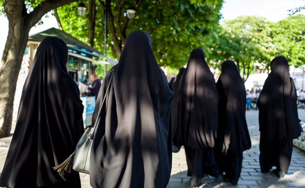 Mujeres con el burka. / IMAGEN DE LA RED