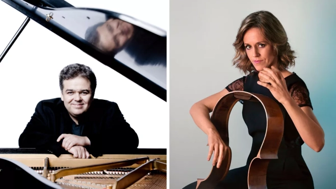 Sol Gabetta y Arcadi Volodos, dos de los solistas más destacados de esta edición / MONTAJE AH