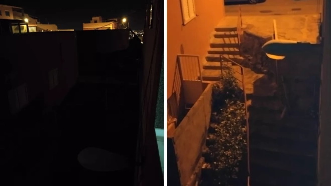 Imágenes de calles de Tenoya sin luz por problemas en el alumbrado público / DENUNCIAS CIUDADANAS