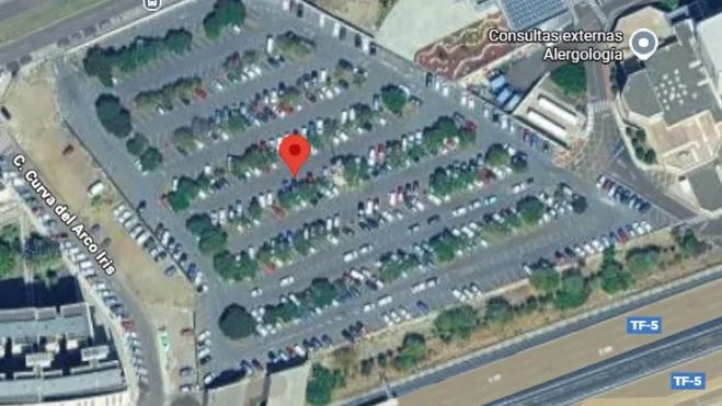 Imagen de la parcela ubicada en el número 123 de la carretera general del Rosario. / Imagen de la parcela ubicada en el número 123 de la carretera general del Rosario. /