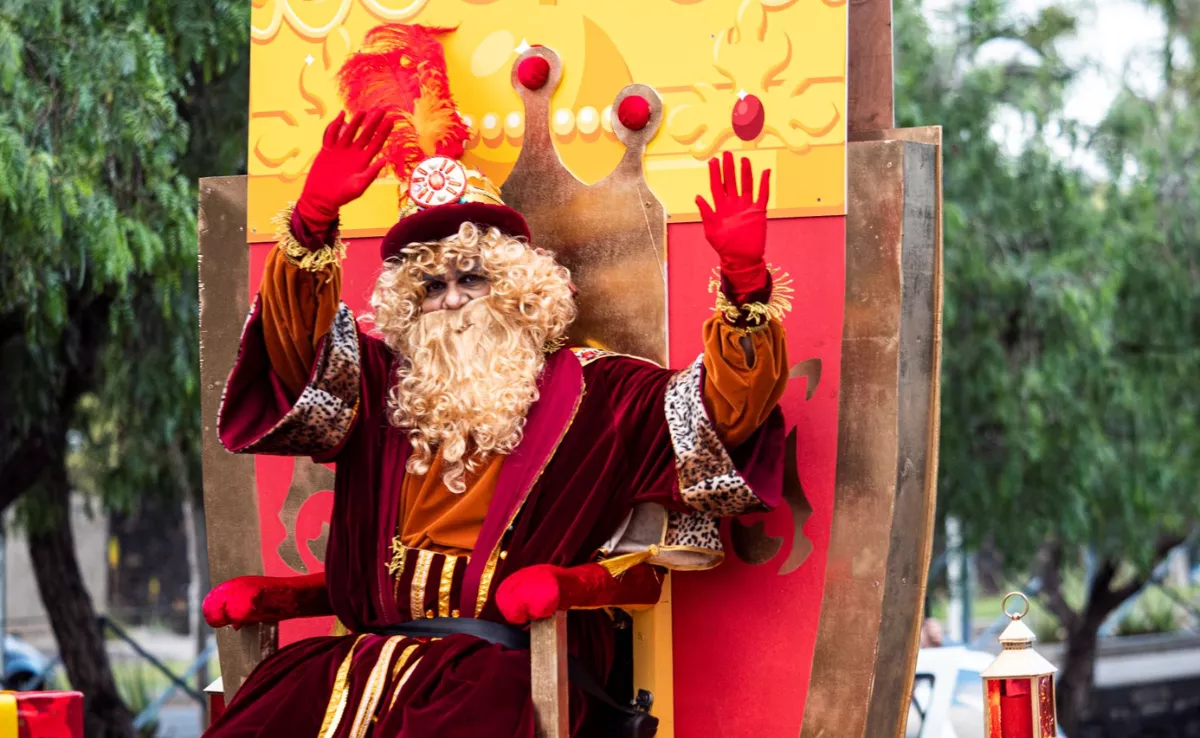 Imagen de Gaspar en una pasada edición de la Cabalgata de Reyes / AYUNTAMIENTO DE LA LAGUNA