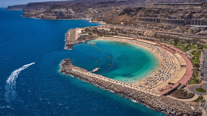 Panorámica de la Playa de Amadores. / GRAN CANARIA